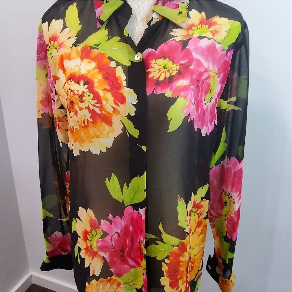 COPY - Maggy London Women's 100%Silk Shirt Blouse Size 4